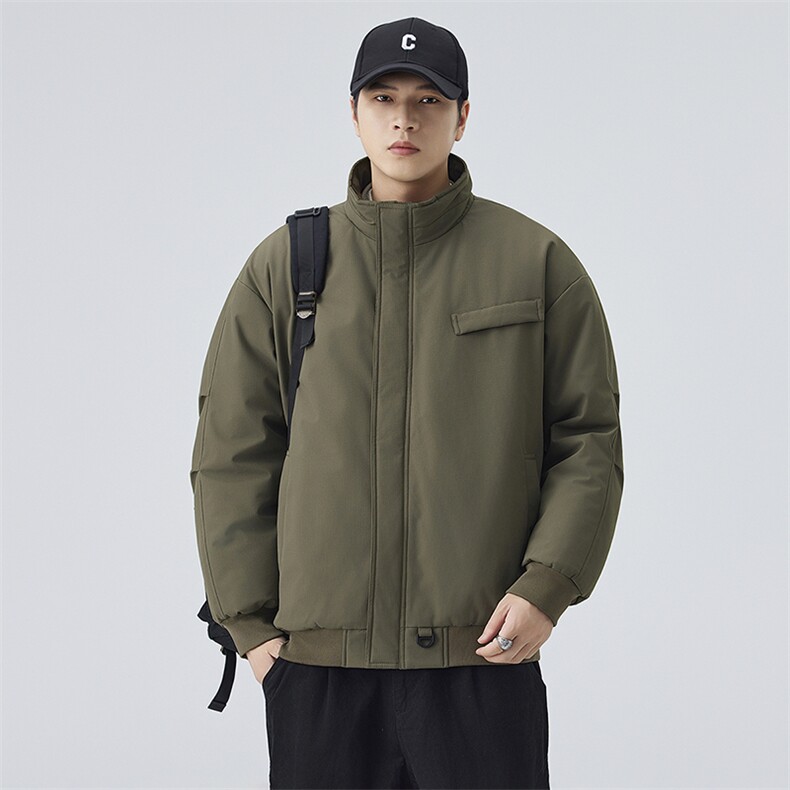 深度库存棉衣男宽松面包服立领加厚棉袄DSA157B-M8833-TP73图片