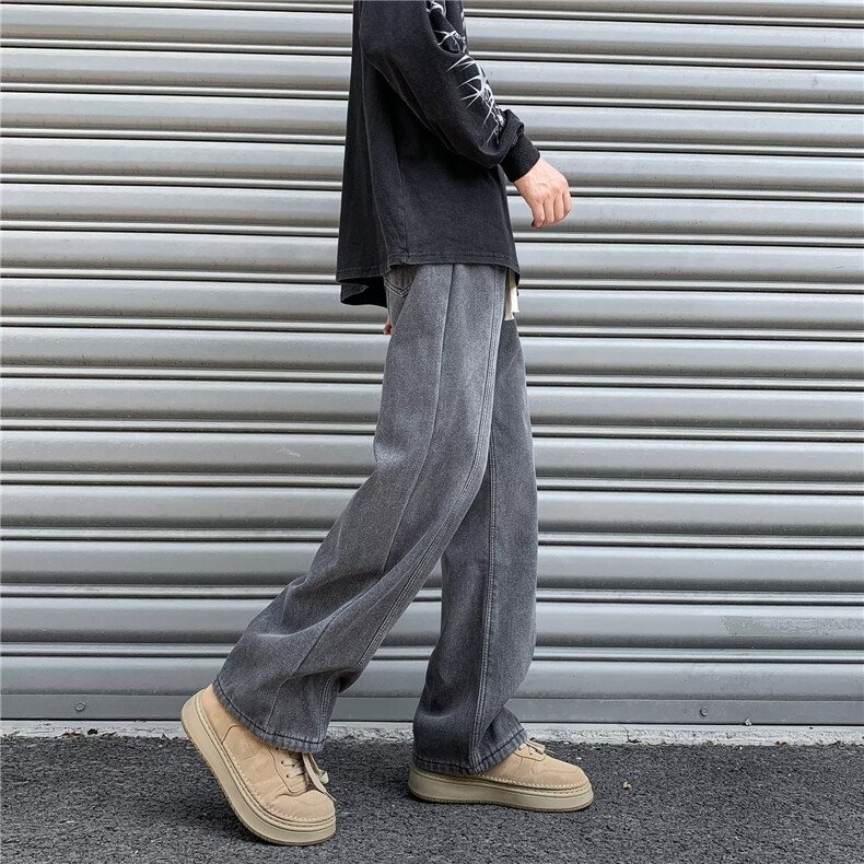 美式牛仔裤男款秋季长裤潮加绒NJ58P48,男装牛仔裤,星座1116-2