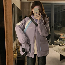 冲锋衣女秋冬2025新款初中高中学生工装潮牌夹棉加厚风衣C538-110，男装夹克，星座911-2(原星座613-2）