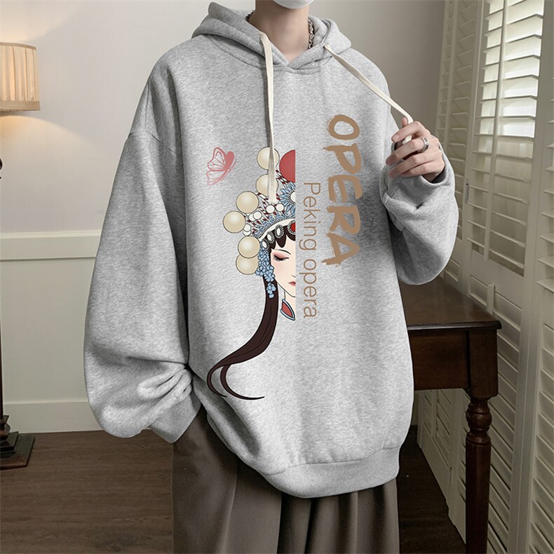 连帽卫衣男大码运动服帽衫外套WY2161-P35加绒款-P40,男装卫衣,电商A040