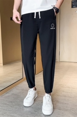 春夏新款休闲裤高品质刺绣抽绳束脚运动裤九分裤社会小伙k237p58，男装休闲裤，星座901