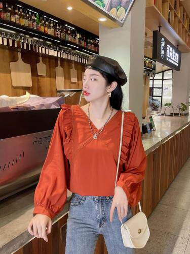 秋季新款木耳领上衣，其它，斐伦缇娜