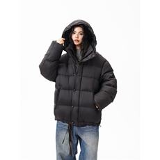 90%绒新标有报告连帽撞色韩版宽松羽绒服外套Y990/370现货，男装羽绒服，星座202-3