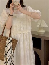 新款刺绣现货连衣裙，女装连衣裙，素名