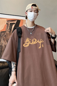量大优可提供视频2024夏季新美式短袖T恤D223A-T24111-P18图片