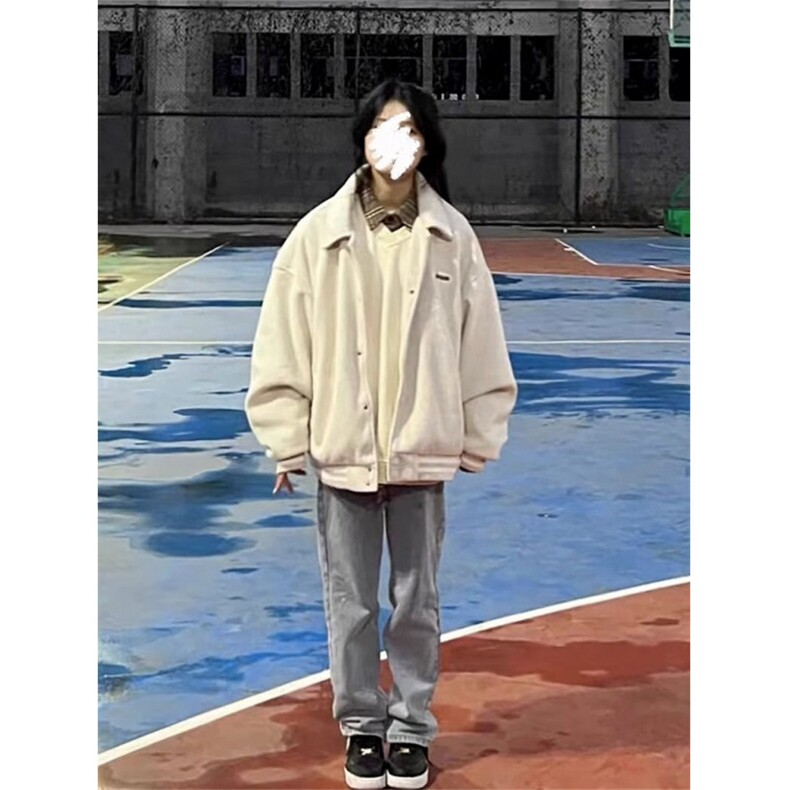 5574-P66新款翻领刺绣华棉复合休闲卫衣外套加绒,女装卫衣/绒衫,星座617A-2