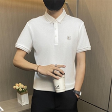 PL048-特P40控65社会小伙短袖polo衫男潮牌ins翻领半袖T恤半截袖，男装T恤，电商D310B-1