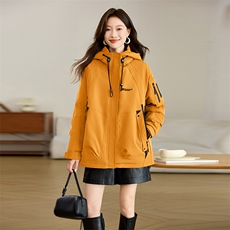 衣珂纱朗-2D044-现货主推25冬冲锋羽绒外套加厚防风羽绒服，女装羽绒服，衣珂纱朗