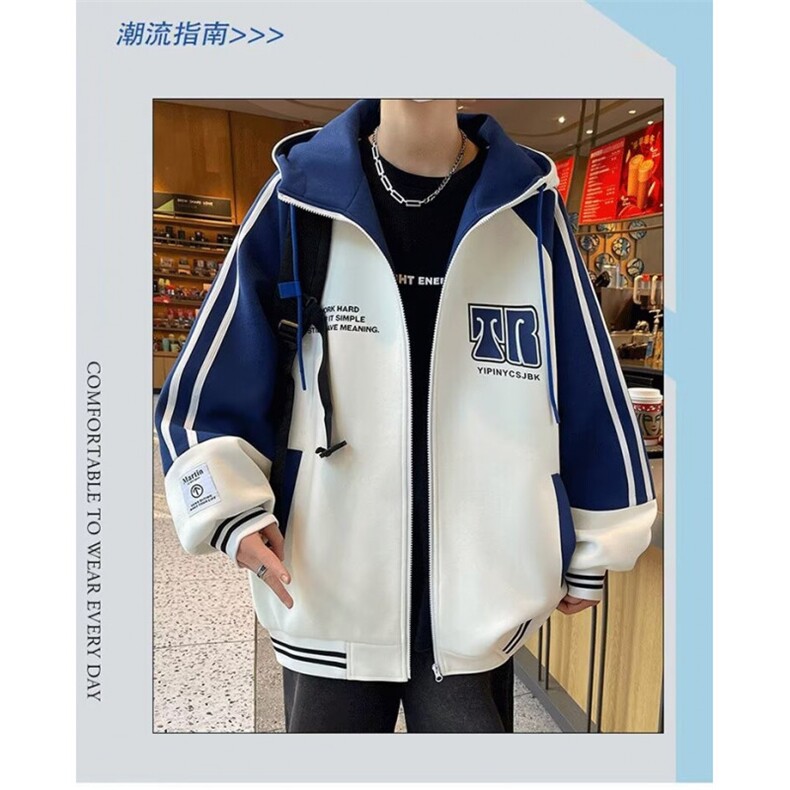 网图现货春装男连帽夹克外套青少年上衣RZW038-P68,男装夹克,星座1005-4