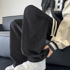 加绒休闲裤男宽松灯芯绒弯刀裤K3657-P45加绒P55控68加绒控78，男装卫衣，星座209-2
