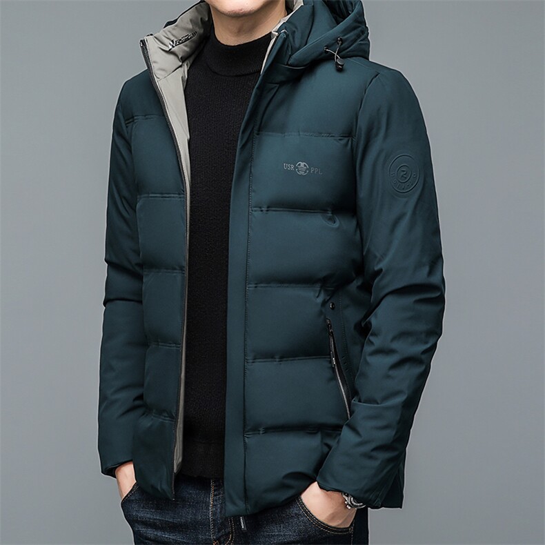 棉衣男冬季加厚保暖新款中年男士爸爸装商务休闲棉服可脱卸帽外套,男装棉衣,电商B212（原钱塘6029）