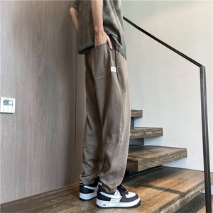 美式复古宽松休闲裤男夏季新款潮牌百搭垂感长裤 现货 K8096-P35图片
