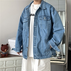大货春季男女百搭牛仔夹克大码宽松牛仔外套JK778-P60，男装夹克，星座1103-3