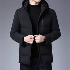 冬季新款中青年羽绒服男士休闲鸭绒厚款连帽外套KCN20698-5-P275，男装羽绒服，电商B212（原钱塘6029）