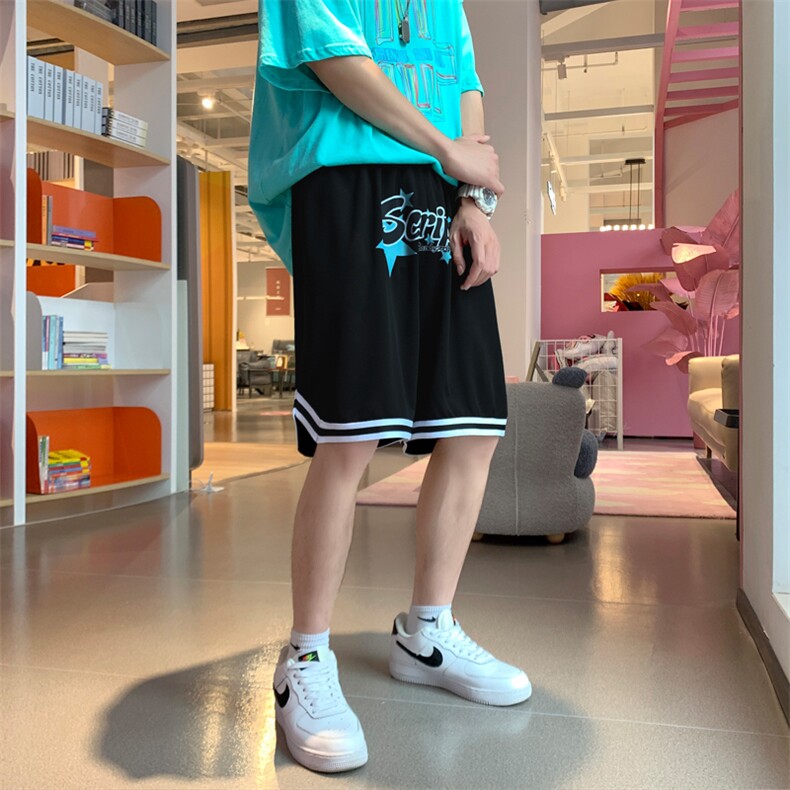 2023夏季新款男装男士宽松运动短裤潮流百搭速干中裤DK16P25,男装休闲裤,电商B220