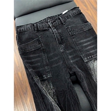 闪电纹水洗牛仔裤男痞帅美式高街窄版微喇直筒裤513ACK2641P42，男装牛仔裤，星座513A