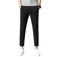 九分裤男秋季韩版9分休闲薄款修身直筒宽松百搭潮流坠感，男装休闲裤，星座509