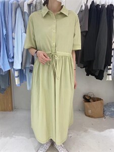 夏款衬衫裙图片