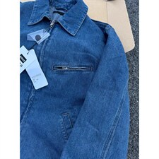 短款底特律夹克男款春秋季立领水洗潮牌牛仔工装外套JK618，男装夹克，星座516A