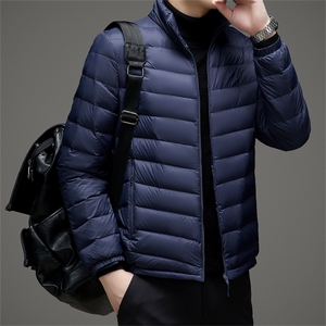 BA52217钱塘2020-2新款休闲简约冬季厚款中年男士羽绒服外套P90图片