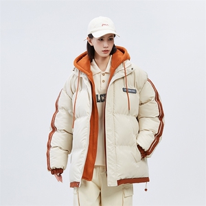 潮牌无影墙新款织带连帽棉服潮流保暖棉衣M082-P100控139图片