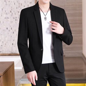2021春秋季新款西装男西服简约外套商务休闲单西男装外套XF286-P85图片