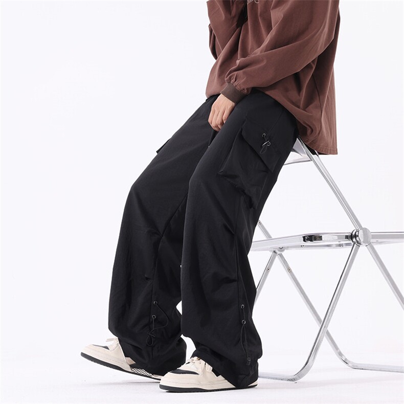 703-K359-P55春季高品质高街潮牌宽松工装直筒休闲裤,男装休闲裤,星座703