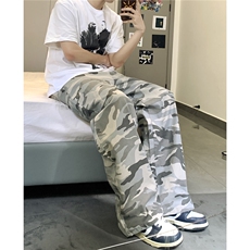 XZ612-K782-P65控88美式复古迷彩工装裤街舞滑板hiphop休闲长裤，男装工装外套，星座612
