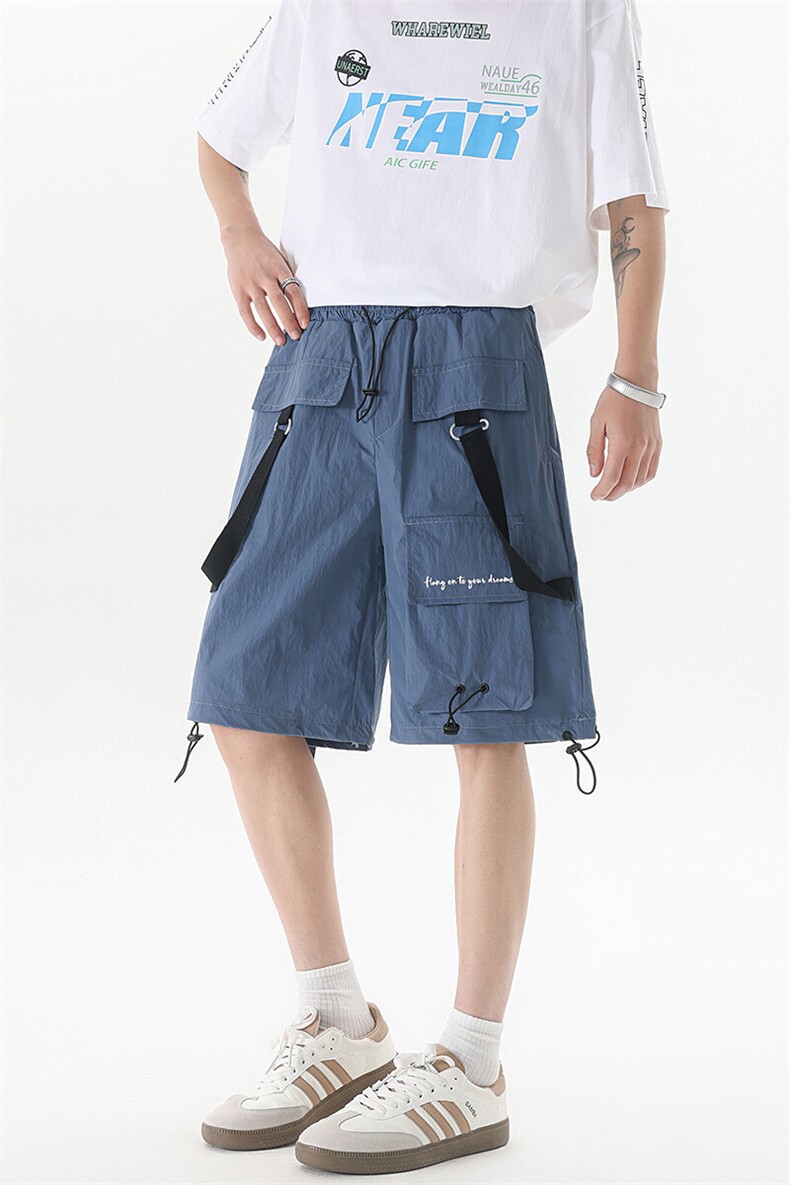 8XL-M特大码肌理感五分裤户外登山裤冲锋裤短裤男DK1502P49控68,男装休闲裤,电商D206-1