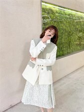 高品质韩版撞色拼接西装，女装西装，Balance Studio(2F)