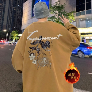 直播品质 500克重磅美式做旧水洗卫衣 SY1398-常规特P45加绒特P55图片