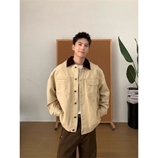 【网图现货】美式宽松复古底特律工装外套JK236/P75，男装夹克，星座205-3