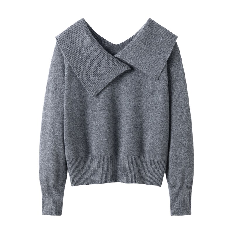 2025年秋季时尚百搭通勤简约休闲双面穿，女装羊绒衫，暖习羊绒