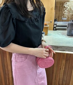 拼接设计上衣图片
