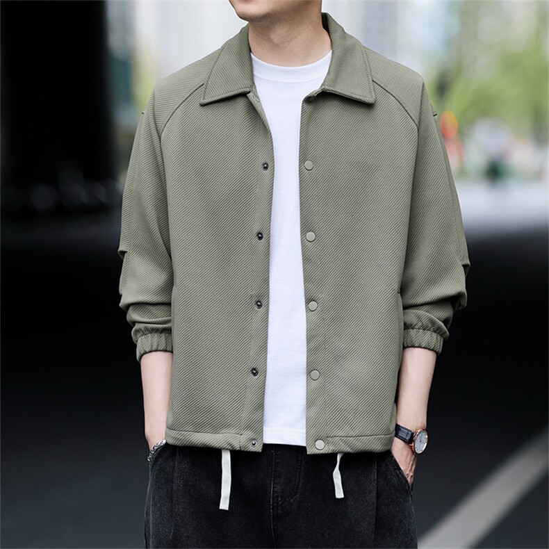 青少年痞帅夹克男士2026春秋季新款潮牌美式复古百搭工装外套男潮，男装夹克，电商B212（原钱塘6029）