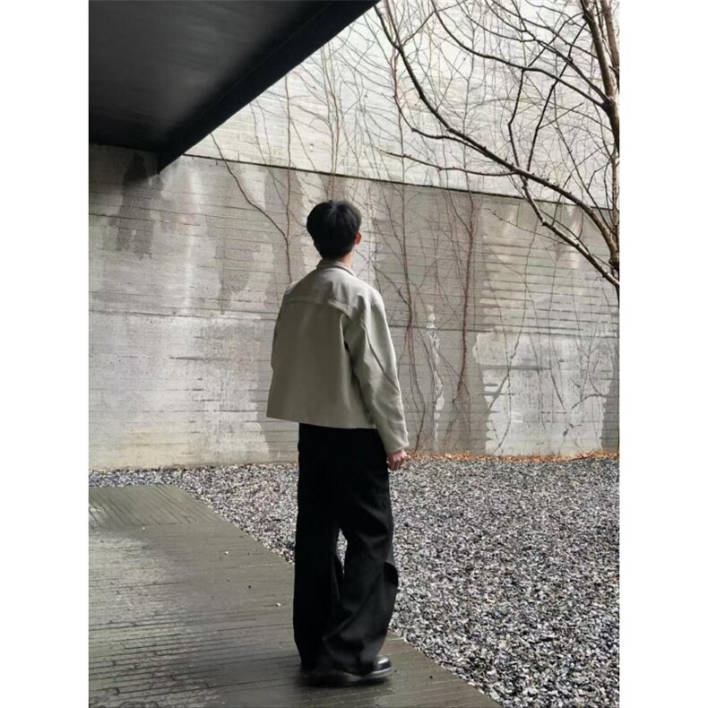 【有货】cleanfit高级感玉米格外套底特律工装夹克8252HH-特P65,男装夹克,星座1007（原301D）