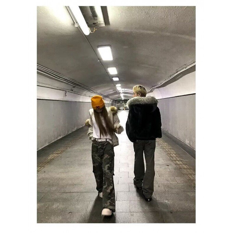美式vibe风多口袋褶皱工装牛仔裤男潮牌高街小众设计感休闲裤子,男装休闲裤,星座506A