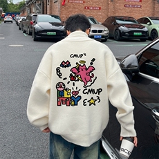 高质量！秋冬高领毛衣加绒加厚翻领针织衫男毛衣FL244-特p38，男装针织衫/毛衣，电商B367