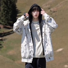 G0131-P85秋季新款日系cityboy连帽假两件夹克外套，男装夹克，星座109