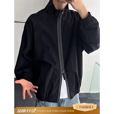 飞行员夹克男潮牌街头宽松百搭bf休闲情侣棒球服防水JK216P65，男装夹克，星座1013-1