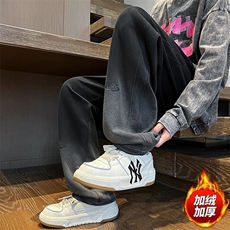 一条冬季加绒加厚时尚舒适休闲裤XZ302B-1-K23310HP70，男装休闲裤，星座302B-1
