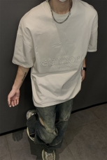 港风钢印多色大码短袖T恤男DT77781P28块特价控55：供抖音视频，男装T恤，星座227-7