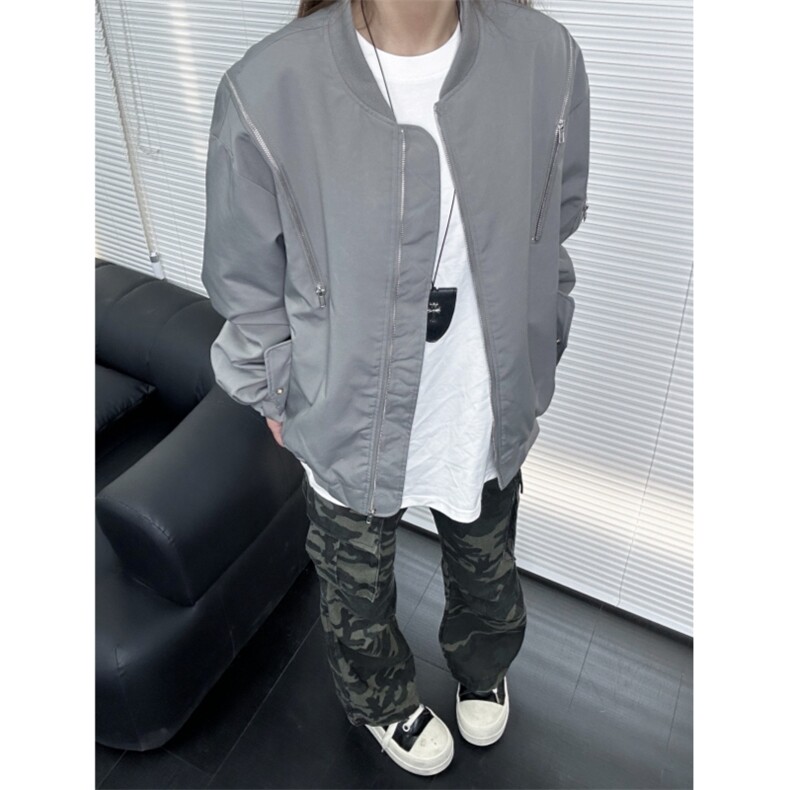 现货灰色三防面料夹棉棉服拉链多功能棉衣潮男JMF33-特p100,男装棉衣,星座910A