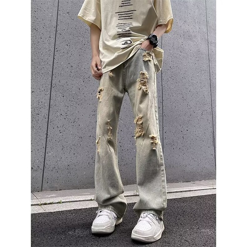 2024美式牛仔裤男款直筒长裤潮N1095P40,男装牛仔裤,星座1116-2