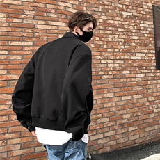 短款垫肩设计轻奢韩版纽扣秋装开衫夹克高领外套JK1004-P115，男装夹克，星座216(原A116)