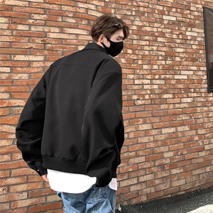 短款垫肩设计轻奢韩版纽扣秋装开衫夹克高领外套 JK1004-P115图片