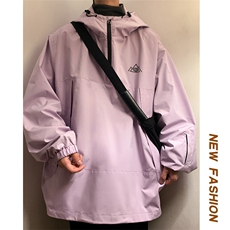 冬新户外双板防水滑雪服男保暖加绒内里中性风套头外套M79-P120，男装棉衣，电商A001