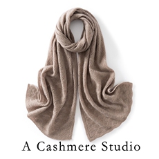 冬季时尚百搭通勤简约休闲提花镂空围巾，围巾，蒙娇羊绒