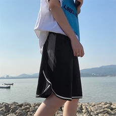 夏季男生网眼运动球裤休闲短裤，男装牛仔裤，星座1013