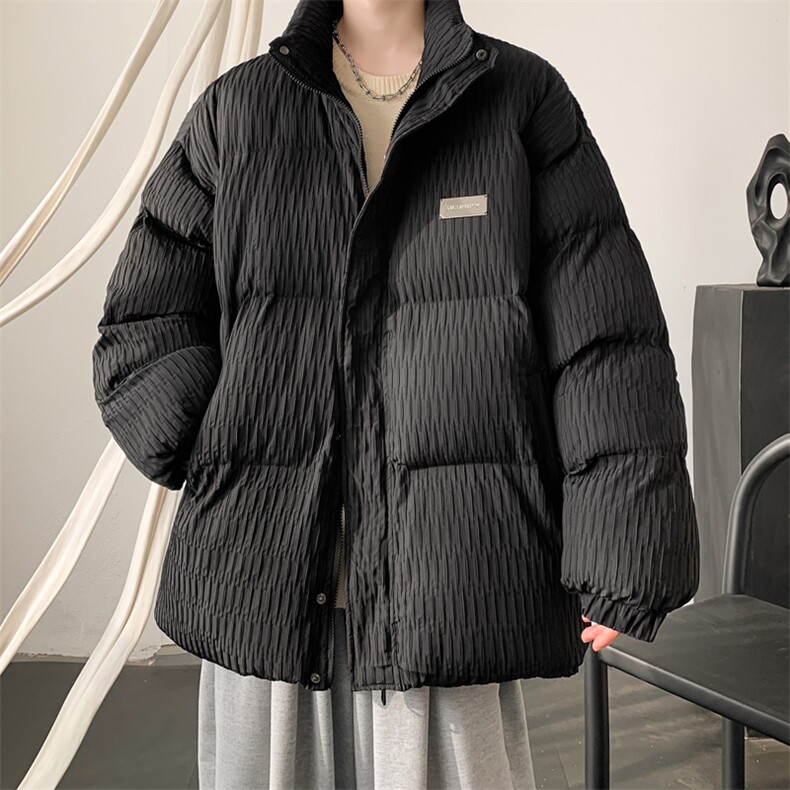 W8210P120控168大皂肌理感新面料宽松休闲棉衣棉服现货,男装棉衣,电商B205